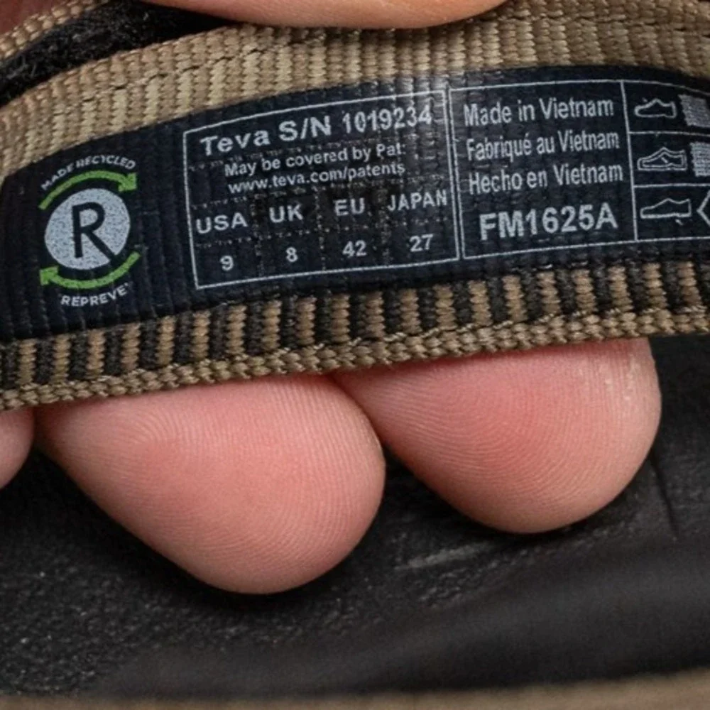 Teva Men's Size 9 Hurricane XLT2 Sport Sandal Archive Ladder Olive